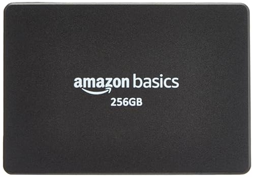 amazon basics 2.5 inch SATA Internal SSD 256 GB | Speed up to 550 MBps | Shock Resistant | Energy Efficient | High-Speed Performance