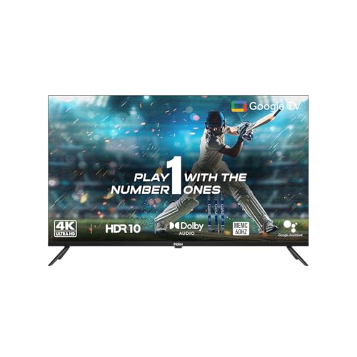 Haier 127 cm (50 inches) 4K Ultra HD Smart LED Google TV L50FG (Black)