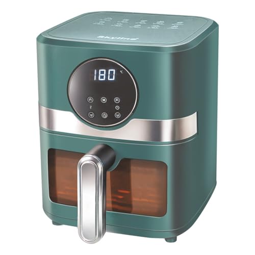 Skyline Digital Air Fryer, 4.2 Litres, 1500W, Touch Screen Control (Green)