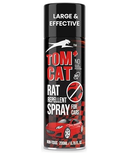 Shadow Securitronics Tom CAT No Entry Rat Repellent Spray for Cars Highly Effective with and Lasts 1 Year Leak Free Easy to Spray Nozzle 1st time in India (1) - FORMULATION 1 X 200 ML