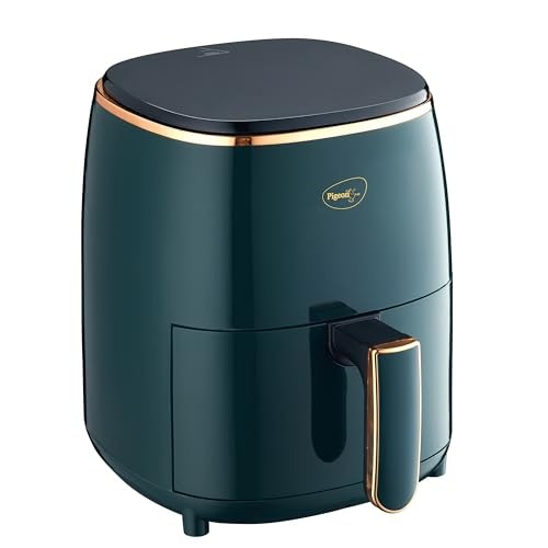 Pigeon Healthifry Digital Air Fryer, 360° High Speed Air Circulation Technology 1200 W with Non-Stick 4.2 L Basket