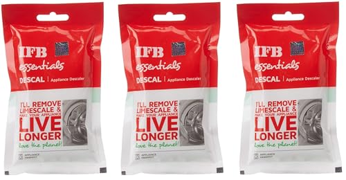 IFB Descale Powder For Washing Machine Drum Cleaner & Tub Cleaner, Washing Machine Cleaner Powder for all Front & Top Load Washing Machine Descaling Powder 100g (pack Of 3)