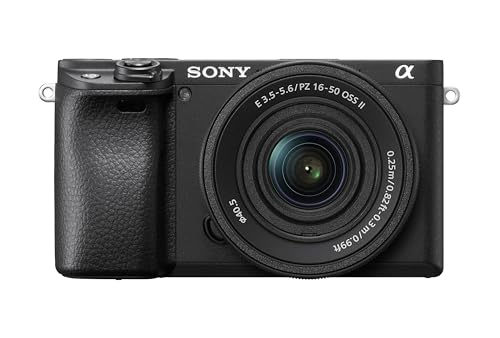 Sony New Alpha ILCE-6400K (Previously ILCE-6400L) with Upgraded SELP1650 (Ver 2) Power Zoom Lens | 24.2MP | APS-C Sensor | Fast Auto Focus | 4K Vlogging Camera | Tiltable LCD – Black