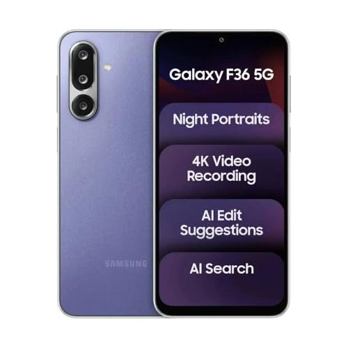 Samsung Galaxy F36 5G (Violet, 128 GB) (6 GB RAM)