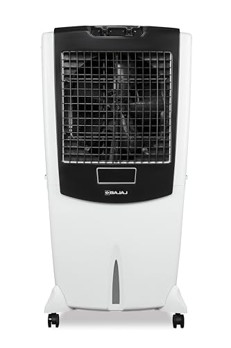Bajaj DMH 115L Desert Air Cooler for Home|For Larger Room|Anti-Bacterial Honeycomb Cooling Pads|Inverter Compatible|Ice Chamber|90-Ft Air Throw|3-Speed|3 Year Comprehensive Product Warranty|White