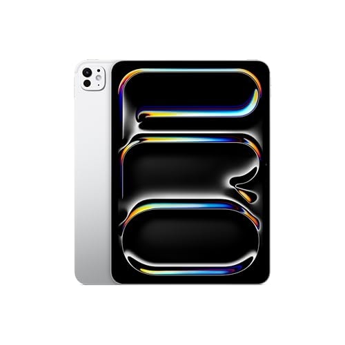 Apple iPad Pro [11″] (M5): Ultra Retina XDR Display, [256GB], 12MP Front Camera / 12MP Back Camera, LiDAR Scanner, Wi-Fi 7 with Apple N1, Face ID, All-Day Battery Life — Silver