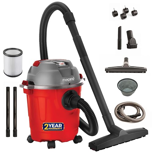IBELL Wet and Dry Vacuum Cleaner for Home, 10 LTR Capacity,1000 W, 16.5 kPa Suction, HEPA Filter, Wet Vacuum Cleaner for Sofa, House Cleaning Machine (Mecano Primea1000)