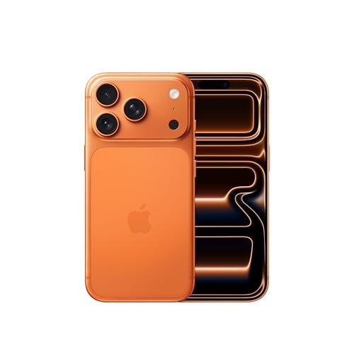 Apple iPhone 17 Pro 1 TB: 15.93 cm (6.3″) Display with Promotion up to 120Hz, A19 Pro Chip, Breakthrough Battery Life, Pro Fusion Camera System with Center Stage Front Camera; Cosmic Orange