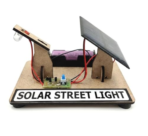 ERH India Readymade Solar Street Light Smart Project Working Model for School Kids and Students Science Exhibition STEM Educational Physics Learning Experiment Kit Class 12