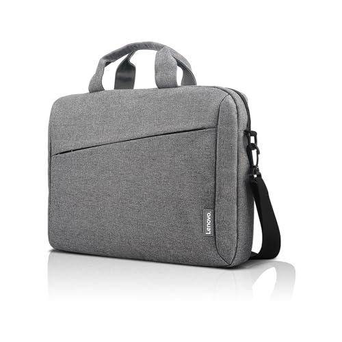 Lenovo Casual Laptop Briefcase T210 (Toploader) 39.62 cm (15.6-inch) Water Repellent Black, Sleek Design, Lightweight, Office Use, Grey