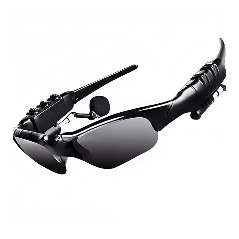 ZOSMIC bluetooth Smart Music Sunglasses with Polarized Lenses Stereo Sound Feature Compatible Stereo Hand-free Headset. Driving/Running/Travel