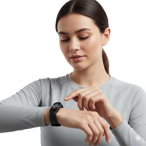 Drumstone (6+4 Years Warranty Only Today M5 Smart Fitness Band | Heart Rate & Sleep Monitor, Step Counter, Call & Message Alerts | Activity Tracker for Men, Women & Teens