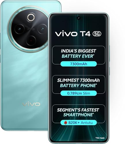 VIVO T4 5G (Emerald Blaze, 8GB RAM+256GB Storage)