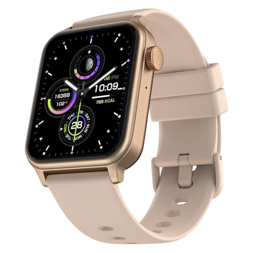 Noise Pulse Hyper Smart Watch with 21 Days Battery, 1.85" Display, AI Watch Faces, 100+ Sports Modes, Health Suite, SpO2 & Heart Rate Monitor, 1ATM Water Resistant(Rose Pink)