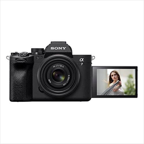 Sony Alpha ILCE-7M4K Full-Frame Hybrid Camera 33MP Interchangeable-Lens Mirrorless Camera with 28-70mm Digital Zoom Lens | 4K 60P Video Recording | Real-Time Eye AF for Humans, Birds, Animals - Black