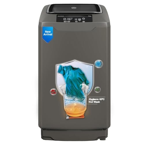 Godrej 7.5 Kg 5 Star Fully-Automatic Top Loading Washing Machine (WTEON ALR C 75 5.0 ROGR, Royal Grey, Roller Coaster Wash Technology)
