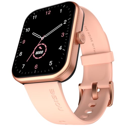 Noise Pulse 2 Max 1.85" Display, Bluetooth Calling Smart Watch, 10 Days Battery, 550 NITS Brightness, Smart DND, 100 Sports Modes, Smartwatch for Men and Women (Rose Pink)
