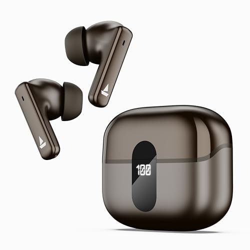 boAt Airdopes 181 Pro TWS Earbuds with 100 Hours Playback, 4 Mics ENx Technology, Beast™ Mode, ASAP Charge, Bluetooth v5.3 (Mocha Elegance)