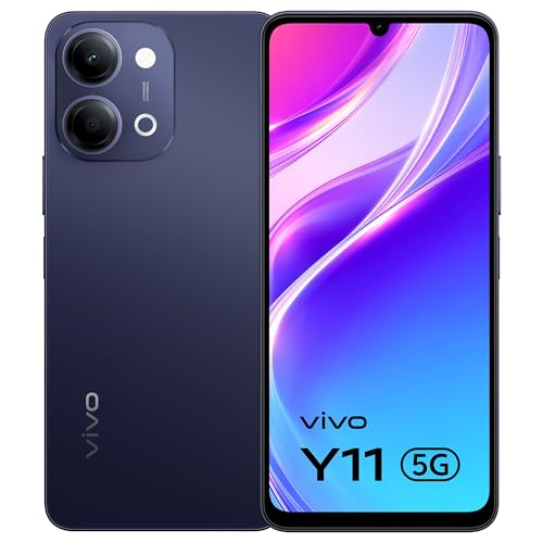 vivo Y11 5G (Midnight Blue, 4GB RAM, 64GB Storage) with No Cost EMI/Additional Exchange Offers