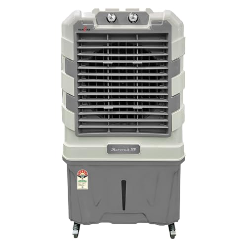 Kenstar Maverick HC 135 L Desert Air Cooler with Honeycomb Cooling Media |5-star BEE Rating | 350 W|Grey