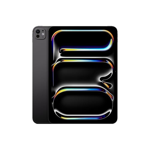 Apple iPad Pro [11″] (M5): Ultra Retina XDR Display, [256GB], 12MP Front Camera / 12MP Back Camera, Wi-Fi 7 with Apple N1 + 5G Cellular, Face ID, All-Day Battery Life — Space Black
