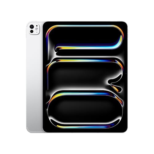 Apple iPad Pro [13″] (M5): Ultra Retina XDR Display - Nano-Texture Glass, [1TB], 12MP Front Camera / 12MP Back Camera, Wi-Fi 7 with Apple N1 + 5G Cellular, Face ID — Silver