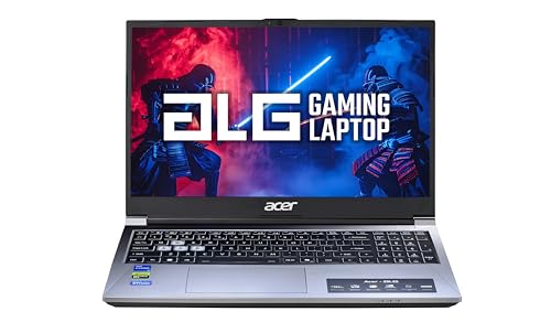 Acer ALG, Intel Core7-240H Processor, NVIDIA GeForce RTX 3050-6GB DDR6, 16GB RAM, 512GB SSD, FHD 15.6"/39.62 cm, 144Hz, Windows 11 Home, Steel Gray, 1.99 KG, AL15G-53, Gaming Laptop