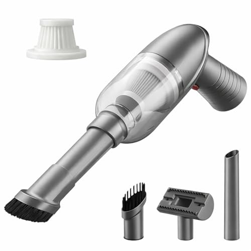 QLECT 12kPA Powerful Suction 60W Wireless Hand Vacuum 3-in-1 Wireless Portable Vacuum Cleaner, BLDC Motor HEPA Filter, Compact & Lightweight for Car, Home use, & Pet Hair