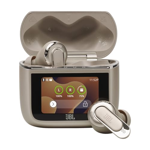 JBL Award Wining Tour Pro 3 Earbuds with ANC 2.0, Hi-Res LDAC Audio,Dual Drivers with Spatial 360 Sound, 6 Mics - Perfect Calls with Crystal AI,Smart Charging Case, BT 5.3 Auracast, Low Latency, Latte