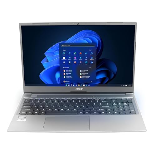 Acer Aspire Lite (2026) AMD Ryzen 3 Quad Core 5300U - (8 GB/512 GB SSD/AMD Radeon Graphics/Windows 11 Home) AL15-41 Thin and Light Laptop (15.6 Inch FHD IPS, Steel Grey, 1.5 Kg/MS Office 2024
