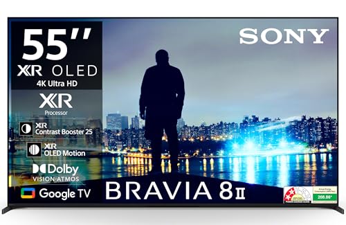 Sony 139 cm (55 inches) BRAVIA 8M2 Series 4K Ultra HD Smart OLED Google TV K-55XR80M2