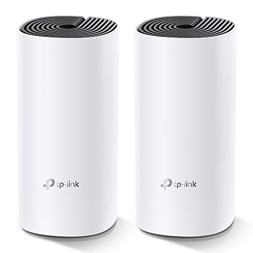 TP-Link Deco M4 Whole Home Mesh Wi-Fi System, Seamless Roaming and Speedy (AC1200), Work with Amazon Echo/Alexa, Router and Wi-Fi Booster, Parent Control Router, Pack of 2