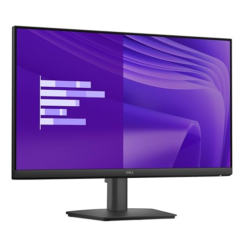Dell E2425HM 23.8"/60.5cm FHD Monitor | IPS Panel | 5ms Response| Tilt Adjustment | 100Hz Refresh Rate | 1000:1 Contrast | 250 cd/m2 |Ports: 1 HDMI, 1 DP 1.2, 1 VGA|TÜV Rheinland 3-Star Eye Comfort