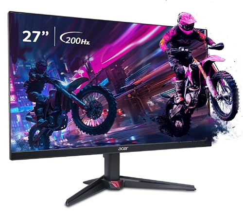 acer Nitro VG270 X1 27 Inch IPS Full HD Backlit LED Gaming Monitor I 0.5 MS Response I 200Hz Refresh Rate I SRGB 99%, HDR 10 I 2xHDMI, 1xDP I Stereo Speakers I AMD FreeSync Premium I Eye Care (Black)
