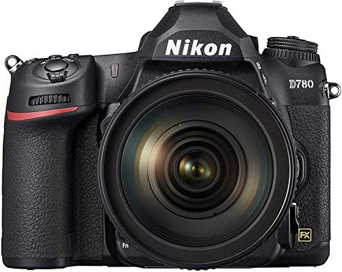 Nikon D780 DSLR Body with 24-120mm VR Lens, 3X Optical Zoom, Black