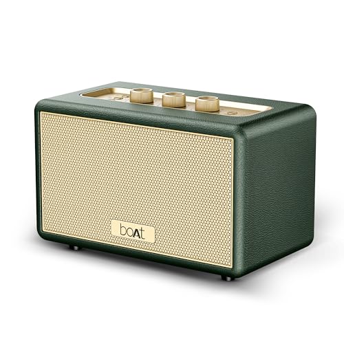 Stone Opus, 80W Signature Sound, 12HRS Battery, Multilink Connectivity, Built-in Subwoofer, Premium Design, TWS, Bluetooth Speaker, Wireless Speaker, Portable Speaker (Sea Green)
