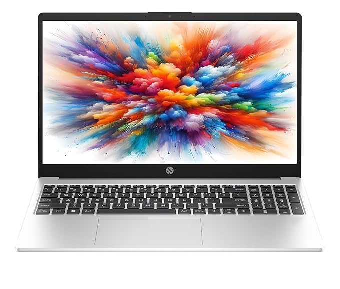 HP 250R G10 Business Laptop 15.6-Inch FHD IPS Display with Intel Core 3-100U Processor, 8GB DDR4 RAM, 512GB NVMe SSD, Intel Graphics, Windows 11, MS Office 2024, Copilot Key, Turbo Silver