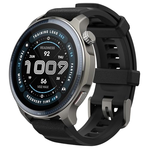 Amazfit Balance 2 Smart Watch 47mm AMOLED Sapphire Glass Display, Dual Band GPS, 21 Days Battery, 170+ Sport Modes, Hyrox Mode, Accurate Readings, for Android & iPhone