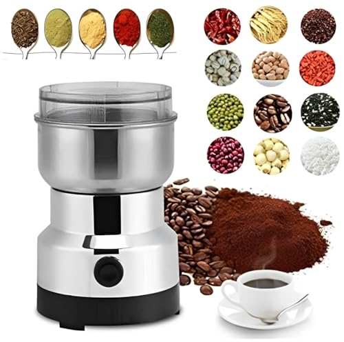 Ketzshop Stainless Steel Nima Mixer Grinder Multifunctional Electric Mini Blender Miksi Baby Food Coffee Chutney Masala Spice