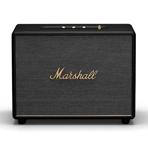 Marshall Woburn III Wired Connectivity Home Speaker with HDMI Input, Bluetooth 5.2 & RCA or 3.5mm Input - Black