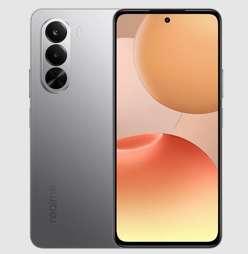 realme P4x 5G Smartphone, 6GB RAM + 128GB Storage, Matte Silver