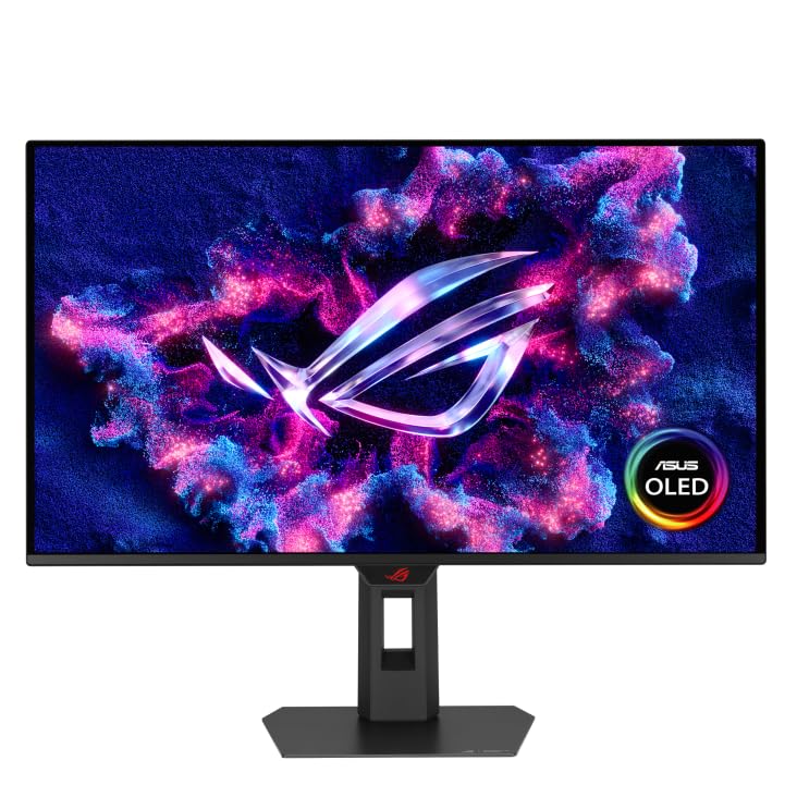 ASUS ROG Strix OLED XG27ACDMS Gaming Monitor ― 27-inch (26.5-inch viewable) 1440p QD-OLED Panel, 280 Hz, 0.03 ms, Custom heatsink, Neo Proximity Sensor, OLED Care Pro, G-SYNC® Compatible, 99% DCI-P3