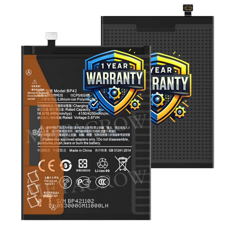 Original BP42 Battery Compatible for Xiaomi Mi 11 Lite | Xiaomi Mi 11 Lite 5G | Xiaomi 11 Lite 5G NE - (4250mAh) - 1 Year Warranty_JK1