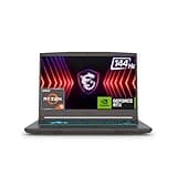MSI Thin A15, AMD 7th Gen. Ryzen 5 7535HS, 40CM FHD 144Hz Gaming Laptop (16GB/512GB NVMe SSD/Windows 11 Home/NVIDIA GeForce RTX 2050, GDDR6 4GB/Cosmos Gray/1.8Kg) B7UCX-105IN