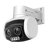 TP-Link VIGI C540V 4MP Outdoor Full-Color Dual-Lens Varifocal Pan Tilt Network Camera | Super-High Definition|3× Zoom | Active Defense| Two-Way Audio|H.265+ | IP66 Waterproof| Remote Management